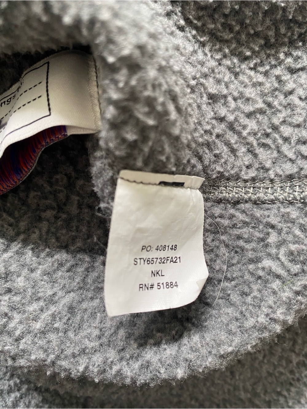 Patagonia Kids/Youth Gray Better Sweater Fleece Jacket, Sz 12 - Picture 4 of 4